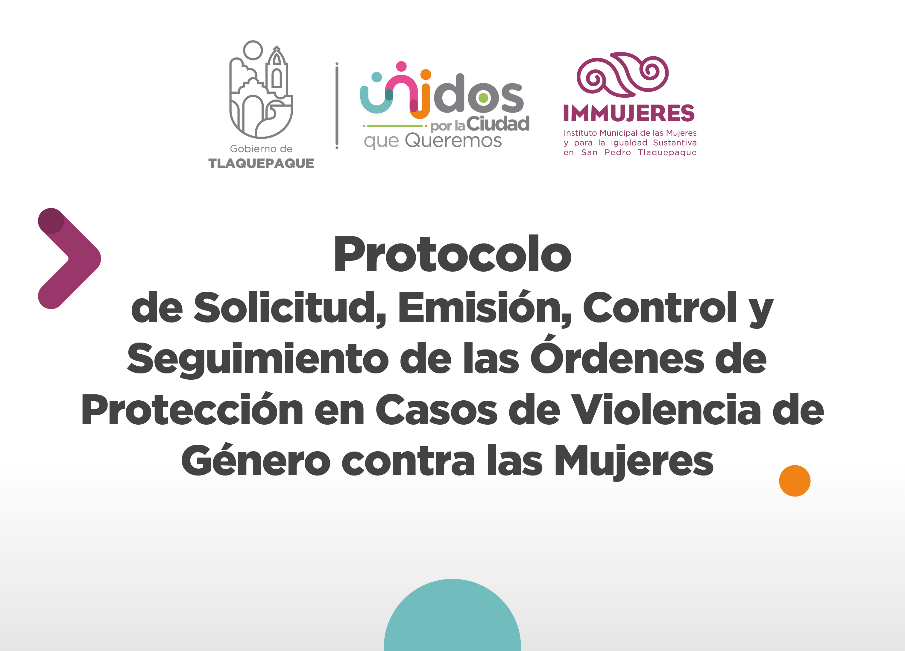 Protocolo de Solicitud, Emisión, Control y Seguimiento de las órdenes de Protección en Casos de Violencia de Género contra las Mujeres